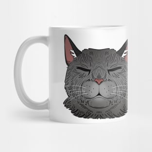 Sleepy Silver Tabby Mug